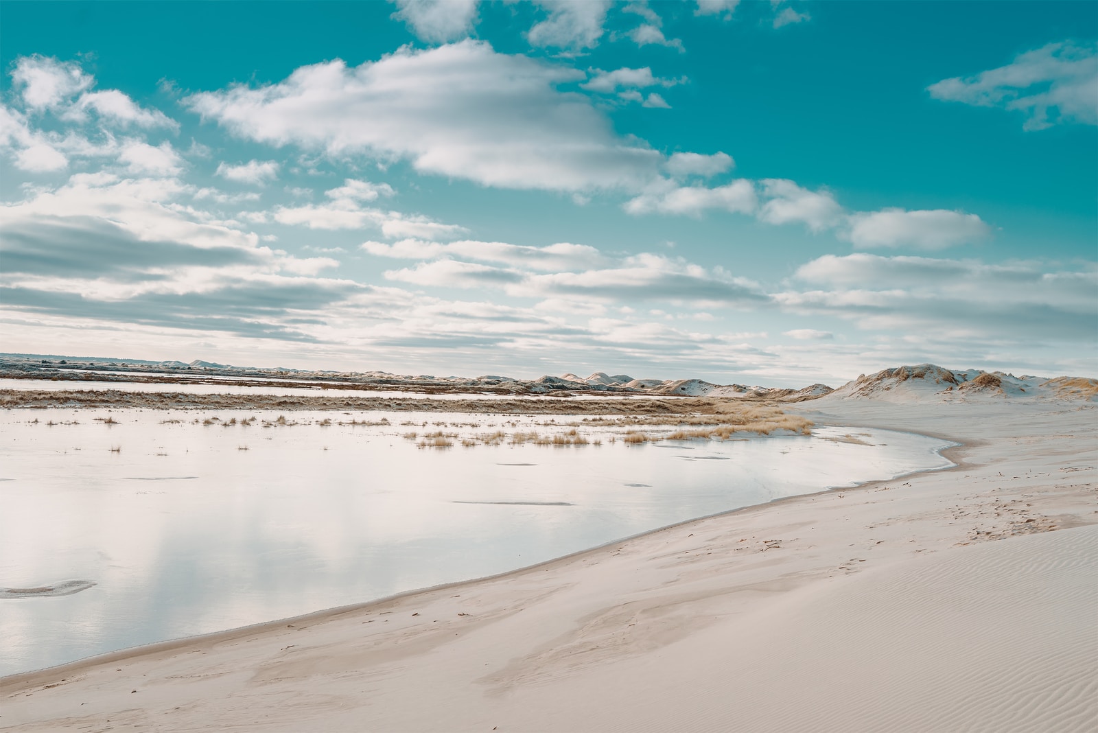 Dansk strand uden sommerhuse